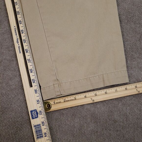 Vintage RRL Ralph Lauren Double RL Pants Men 33x32 Beige Chino Buttonfly Tapered - Picture 3 of 16